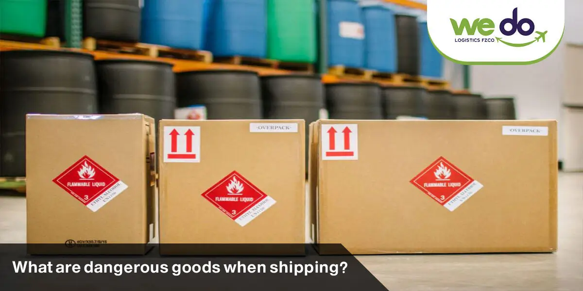 What are hazardous goods in shipping?